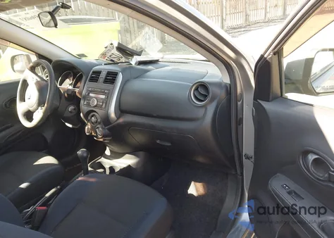 2012 Nissan Versa 1.6 Sv из США, поврежденный, VIN 3N1CN7AP1CL828152